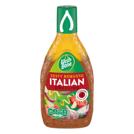 Wish-Bone, Zesty Robusto Italian Dressing, Case Of 6, 15 Fl Oz