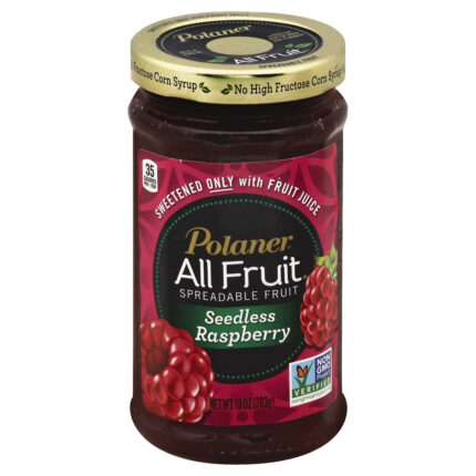 Polaner, Spreadable Fruit Raspberry Seedless, Case Of 12, 10 Oz