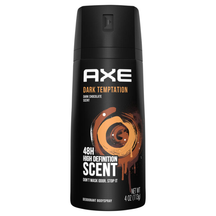 Axe, Body Spray Deodorant Dark Temptation, Case Of 3, 4 Oz - Image 1