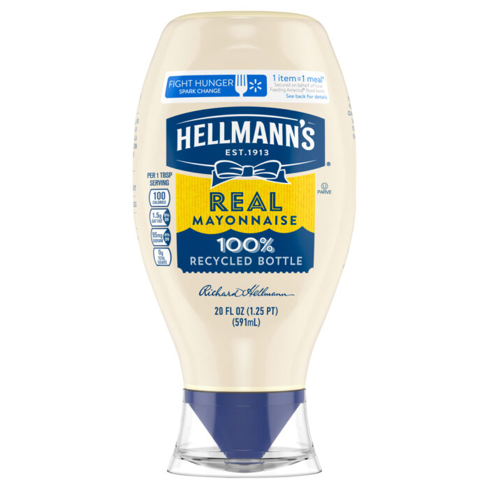 Hellmann'S, Real Mayonnaise Real Mayo Squeeze Bottle, Case Of 12, 20 Fl Oz - Image 1