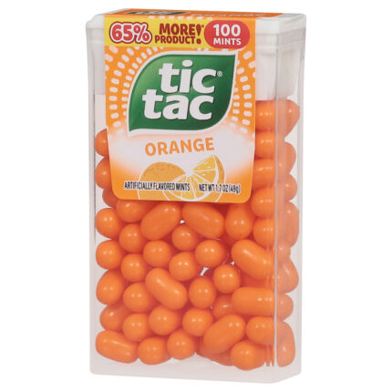 Tic Tac, Orange Mints, Case Of 12, 1.7 Oz