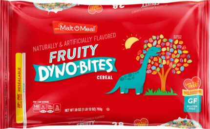 Malt-O-Meal, Dyno Bites Fruity Cereal Giant Size, Case Of 16, 28 Oz