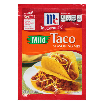 Mccormick, Mild Taco Seasoning Mix Packet, Case Of 24, 1 Oz
