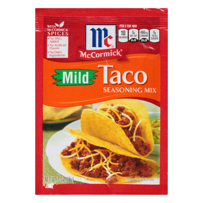 Mccormick, Mild Taco Seasoning Mix Packet, Case Of 24, 1 Oz - Image 1