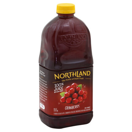 Northland, Cranberry 100% Juice No Sugar Added, Case Of 8, 64 Fl Oz