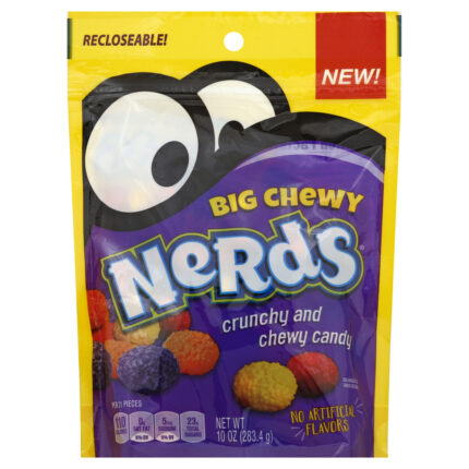 Nerds, Big Chewy Crunchy And Chewy Candy, Case Of 8, 10 Oz