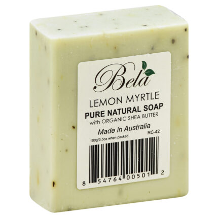 Bela, Lemon Myrtle Soap, Case Of 12, 3.4 Oz