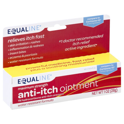 Equaline, Anti Itch Ointment Maximum Strength, Case Of 6, 1 Oz
