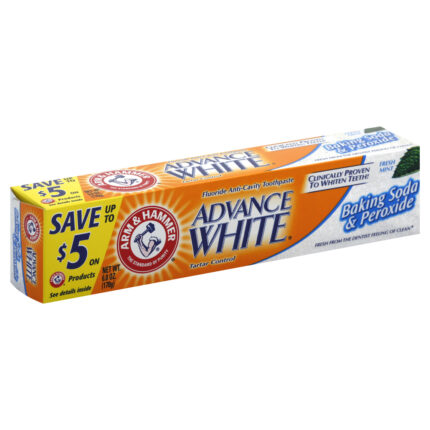 Arm & Hammer, Toothpaste Advance White Tartar Control, Case Of 12, 6 Oz
