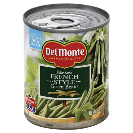 Del Monte, French Style Green Beans, Case Of 12, 8 Oz