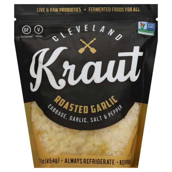 Ckitch Kraut,Roasted Garlic 16 Oz - Image 1