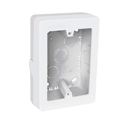 *** 3"X5" Surface Mount Box, White, Volteck                         Special Order Item (Extended Lead Time 35-50 Days)