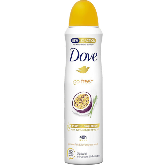 Dove Deodorant Spray 150 Ml / 5.07 Oz Passion Fruit Scent - Image 1