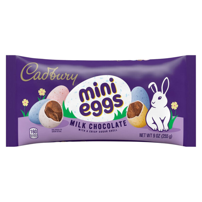 Cadbury, Mini Eggs Milk Chocolate With A Crisp Sugar Shell Candy, Case Of 36, 9 Oz - Image 1