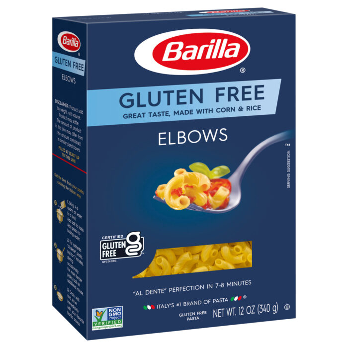 Barilla, Gluten Free Elbows Pasta Box, Case Of 8, 12 Oz - Image 1
