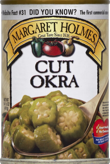 Margaret Holmes, Cut Okra, Case Of 12, 14.5 Oz