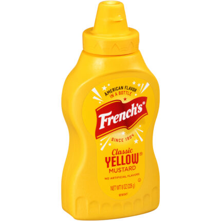 French'S, Classic Yellow Mustard Bottle, Case Of 20, 8 Oz