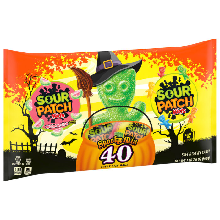 Sour Patch Kids, Spooky Mix Watermelon Soft & Chewy Candy, Case Of 18, 2.6 Oz - Image 1