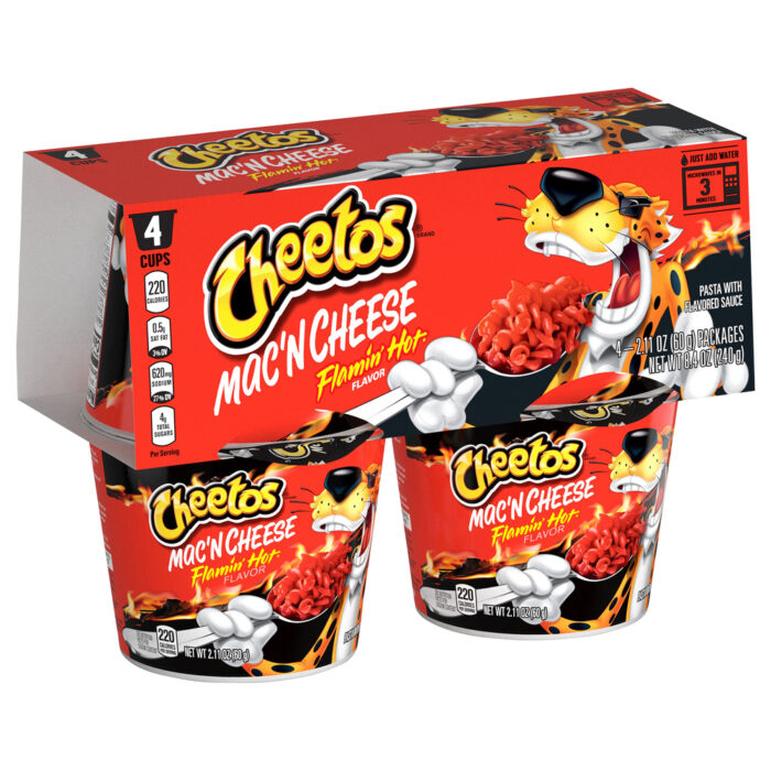 Cheetos, Mac'N Cheese Pasta Flamin' Hot Flavor Sauce, Case Of 6, 2.25 Oz - Image 1