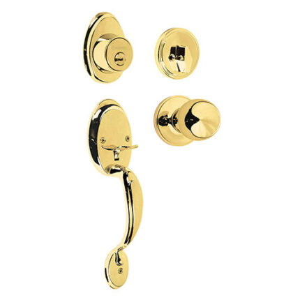 *** Bright Brass Knob-Hdl Single Entry Lever                         Special Order Item (Extended Lead Time 35-50 Days)