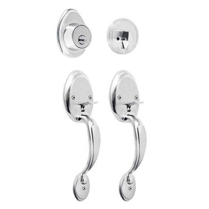 *** Satin Plated Hdl-Hdl Single Entry Lever                         Special Order Item (Extended Lead Time 35-50 Days)