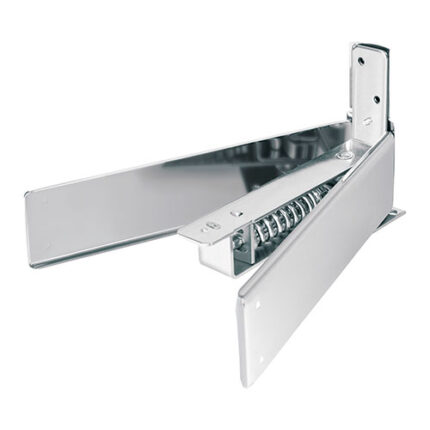Chrome Horizontal Sping Pivot Floor Hing