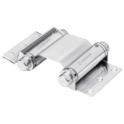 3" Chrome Double Action Spring Hinge