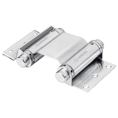 43183.jpg 3" Chrome Double Action Spring Hinge - Image 1