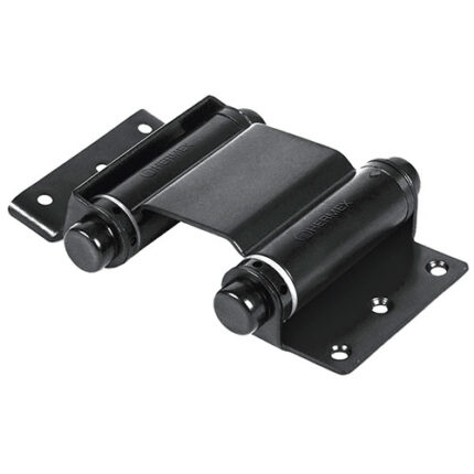 3" Black Double Action Spring Hinge