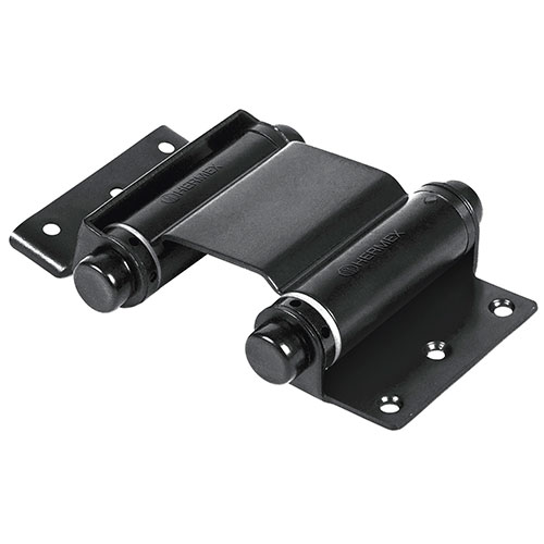 43184.jpg 3" Black Double Action Spring Hinge - Image 1