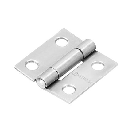 *** 1" Polished Steel Rectangular Hinge                         Special Order Item (Extended Lead Time 35-50 Days)
