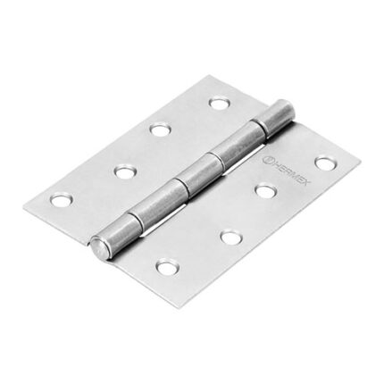 *** 4" Polished Steel Rectangular Hinge                         Special Order Item (Extended Lead Time 35-50 Days)