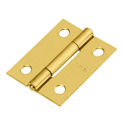 1-1/2" Brass Plated Rectangular Hinge