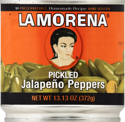 La Morena, Pickled Jalapeno Peppers, Case Of 12, 13.13 Oz