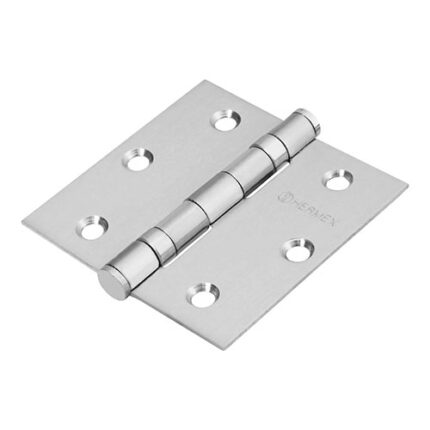 3" Stainless Flat Head Square Hinge