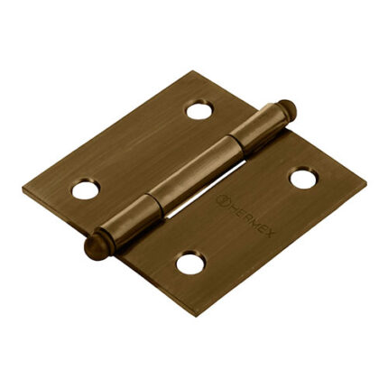 *** 2" Antique Round Head Square Hinge                         Special Order Item (Extended Lead Time 35-50 Days)