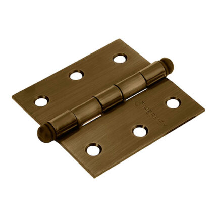*** 2-1/2" Antique Round Head Square Hinge                         Special Order Item (Extended Lead Time 35-50 Days)