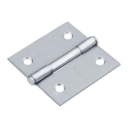 2" Chrome Flat Head Square Hinge