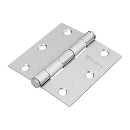 3" Chrome Flat Head Square Hinge