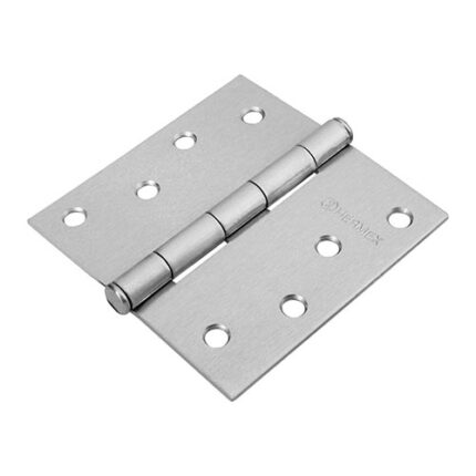 4" Chrome Flat Head Square Hinge
