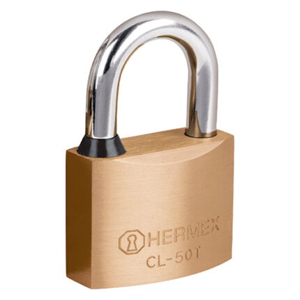 *** 1.97", Tubular Key, Brass Padlock                         Special Order Item (Extended Lead Time 35-50 Days)
