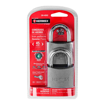 45Mm St Padlock Key Alike Short Shack 2Pcs