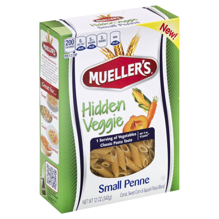 Mueller'S, Hidden Veggie Small Penne12Oz, Case Of 12, 12 Oz - Image 1
