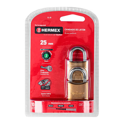 25Mm Single Locking System Lock (2Pcs)