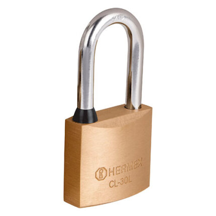 1.18" Brass Long Shackle Padlock