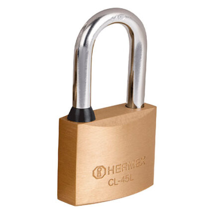 1.77" Brass Long Shackle Padlock