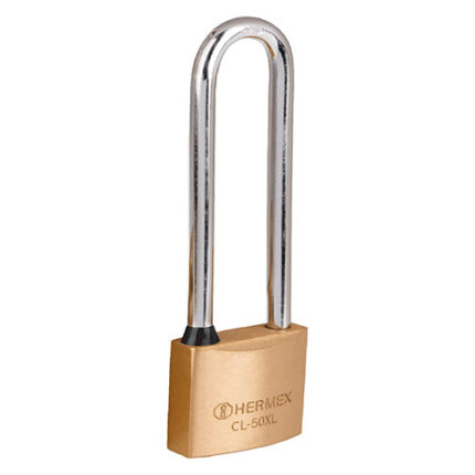 1.97" Brass Extralong Shackle Padlock