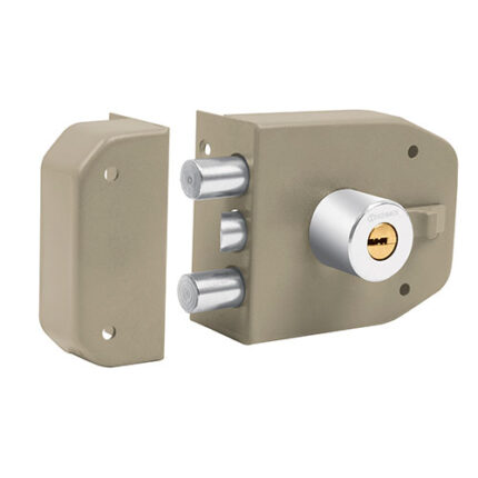*** Two Latches, Maximum Security Rim Lock                         Special Order Item (Extended Lead Time 35-50 Days)