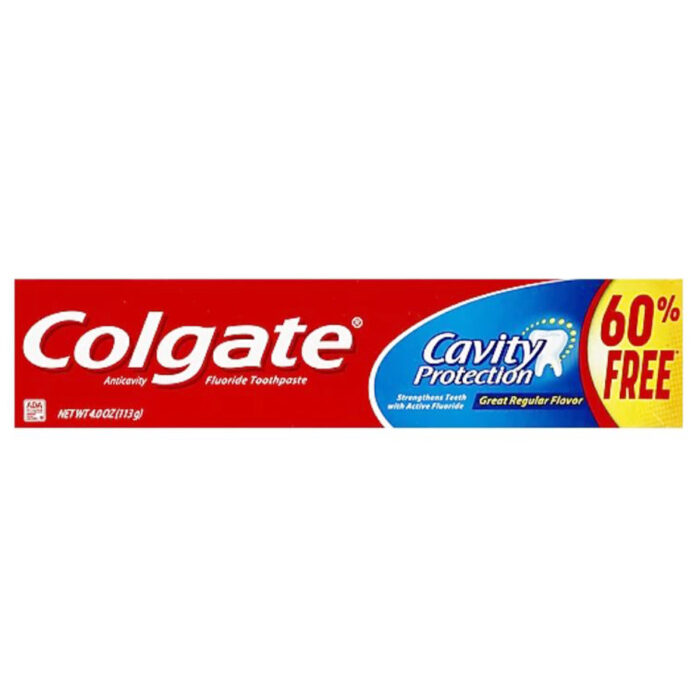 Colgate Toothpaste 2.5 Oz +1.5 Oz Regular +60% Free - Image 1