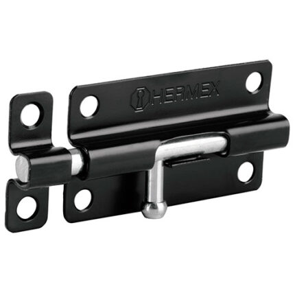 4", Black Steel, Surface Bolt